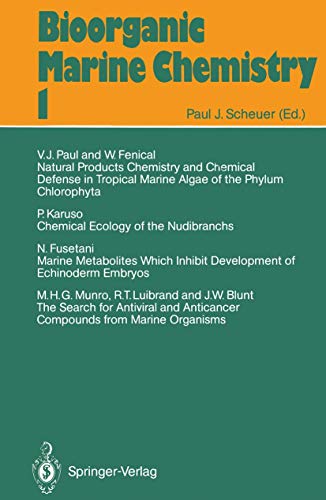Bioorganic Marine Chemistry (Bioorganic Marine Chemistry, 1, Band 1)