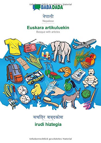 BABADADA black-and-white, Nepalese (in devanagari script) - Euskara artikuluekin, visual dictionary (in devanagari script) - irudi hiztegia: Nepalese ... - Basque with articles, visual dictionary