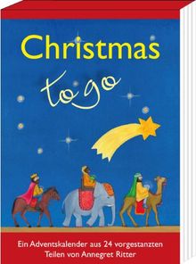 Christmas - to go: Ein Adventskalender aus 24 vorgestanzten Teilen