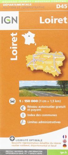 Loiret: IGN721245 (Departement Maps)
