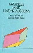 Matrices and Linear Algebra (Dover Books on Advanced Mathematics)