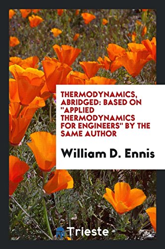 Thermodynamics, Abridged: Based On Applied Thermodynamics for Engineers by the Same Author