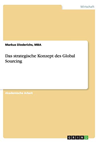 Das strategische Konzept des Global Sourcing