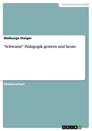 Schwarze Pädagogik gestern und heute