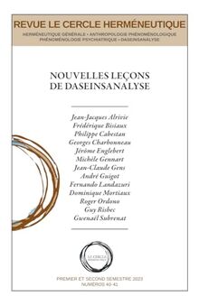 Nouvelles lecons de Daseinsanalyse