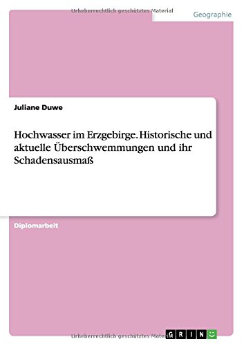 Hochwasser im Erzgebirge. Historische und aktuelle Überschwemmungen und ihr Schadensausmaß