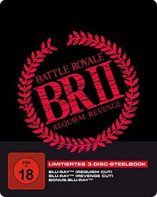 Battle Royale 2 – 3-Disc Steelbook inkl. Requiem Cut, Revenge Cut und Bonus-BD [Blu-ray]