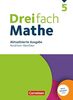 Dreifach Mathe - Nordrhein-Westfalen - Aktualisierte Ausgabe 2022 - 5. Schuljahr: Schulbuch