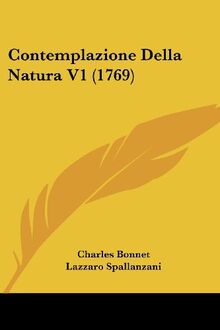 Contemplazione Della Natura V1 (1769)