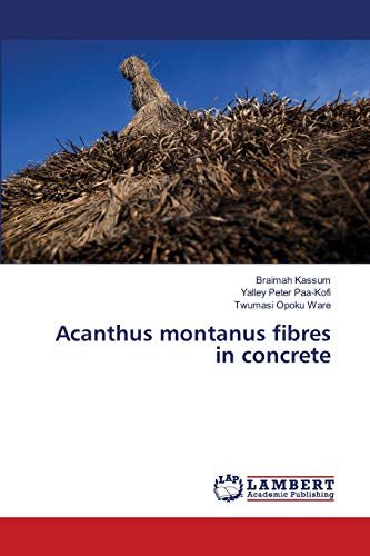 Acanthus montanus fibres in concrete