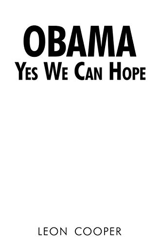 Cooper Ii, Shake Jhoe Obama Yes We Can Hope