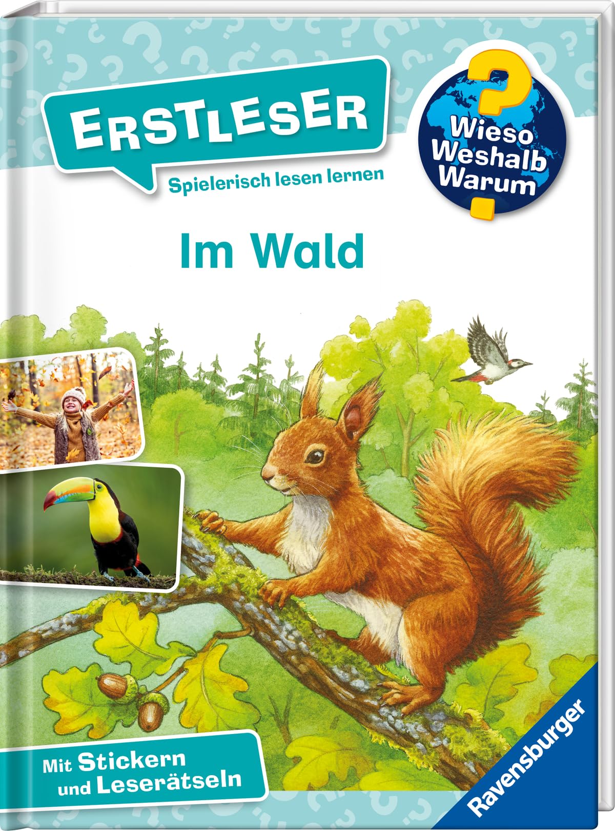Wieso? Weshalb? Warum? Erstleser, Band 17 – Im Wald (2. Klasse, Erstlesebuch ab 7 Jahren - mit Stickern und Leserätseln) (Erstleser, 17)