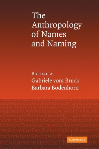 Gabriele vom Bruck An Anthropology Of Names And Naming