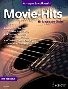 Movie-Hits: 20 beliebte Songs für Konzertgitarre. Gitarre. Spielbuch.