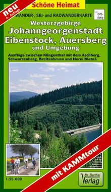 Doktor Barthel Wander- und Radwanderkarten, Zentralerzgebirge, Westteil