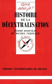 Histoire de la décentralisation