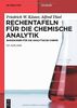 Rechentafeln für die Chemische Analytik: Basiswissen für die Analytische Chemie (de Gruyter Studium)