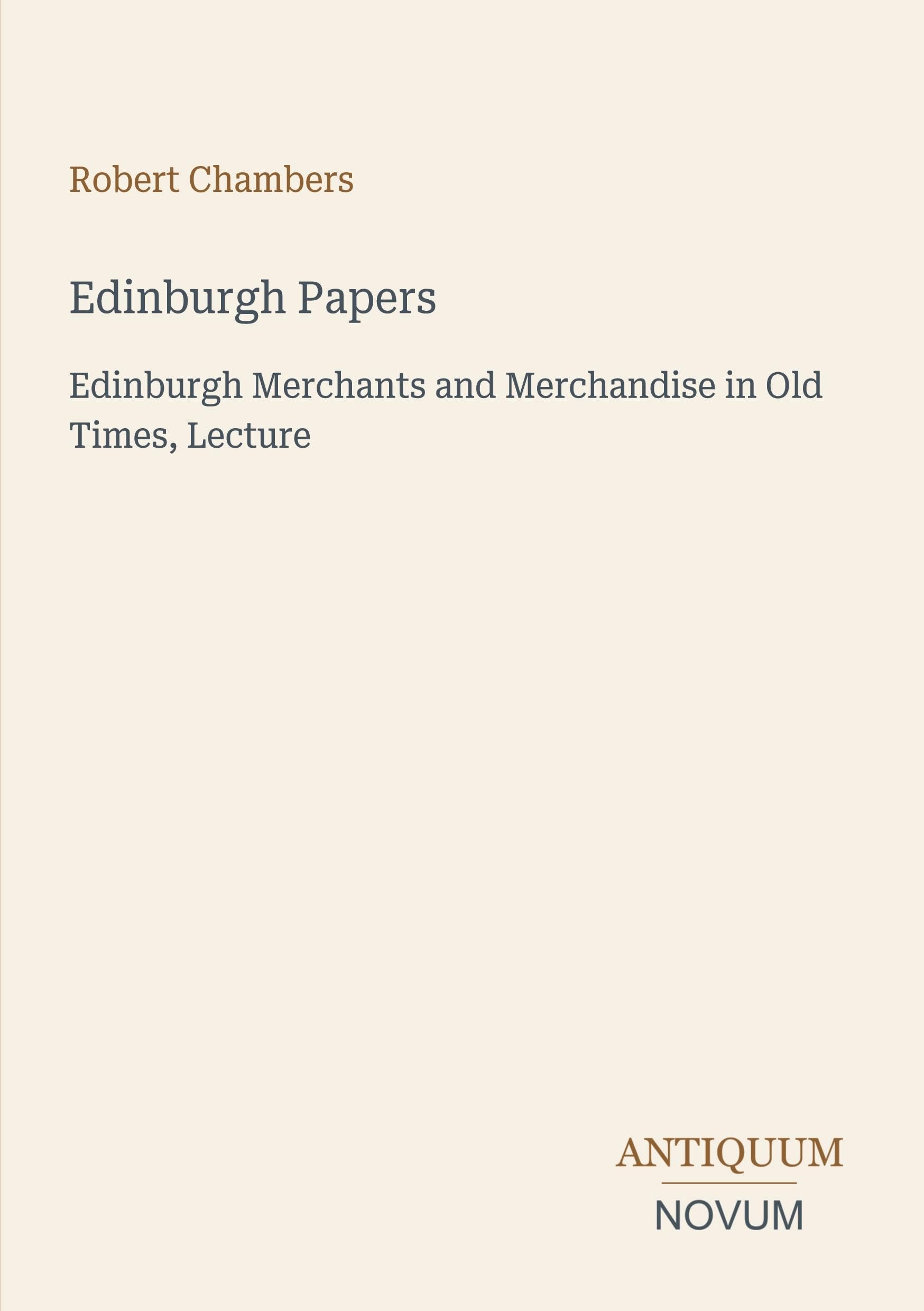 Edinburgh Papers