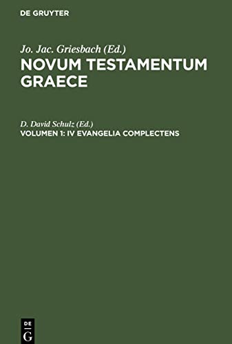 Novum Testamentum Graece, Volumen 1, IV Evangelia complectens