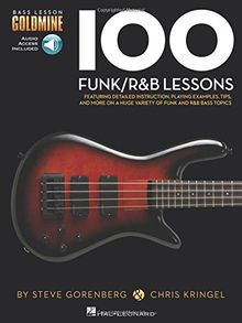 100 Funk/R&B Lessons (Book/Online Audio) (Bass Lesson Goldmine Series)