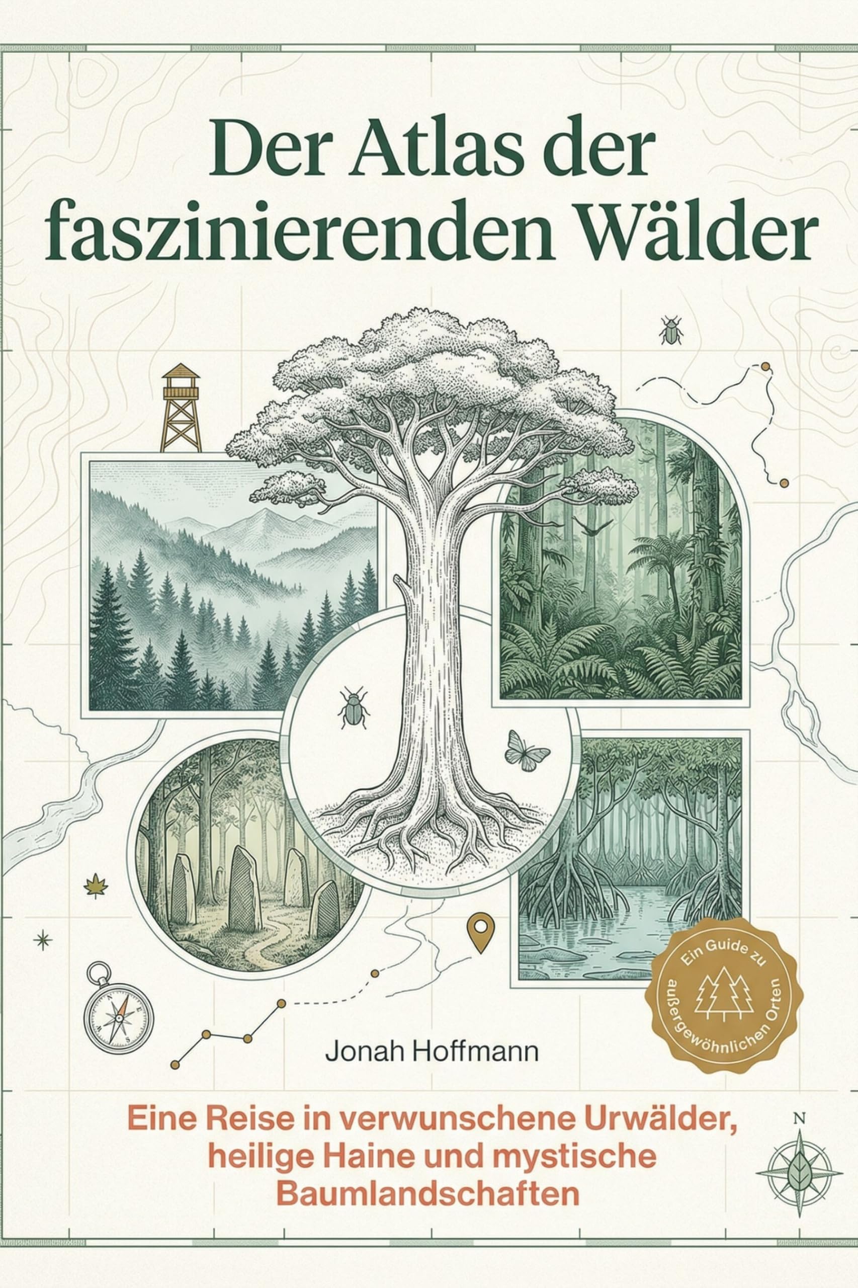 Der Atlas der faszinierenden Wälder: Eine Reise in verwunschene Urwälder, heilige Haine und mystische Baumlandschaften. Ein Buch für Naturliebhaber und Ruhesuchende. Die Geheimnisse der Wälder
