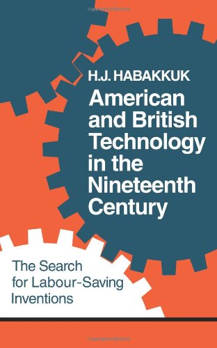 American and British Technology in the Nineteenth Century: The Search for Labour Saving Inventions