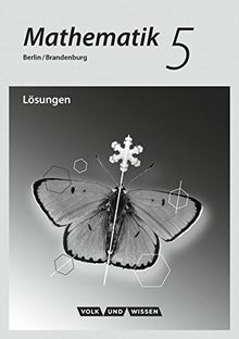 Mathematik - Grundschule Berlin/Brandenburg: 5. Schuljahr - Lösungen zum Schülerbuch