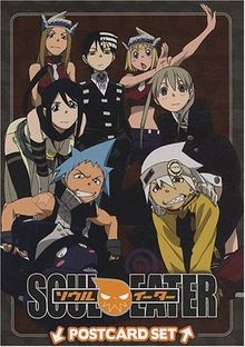 Set Cartes postales + 1 Sticker géant Soul Eater