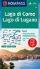 KOMPASS Wanderkarte 91 Lago di Como, Lago di Lugano 1:50.000: 4in1 Wanderkarte mit Aktiv Guide und Detailkarten inklusive Karte zur offline Verwendung in der KOMPASS-App. Fahrradfahren.