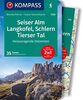 KOMPASS Wanderführer Seiser Alm, Langkofel, Schlern, Tierser Tal - Herausragende Dolomiten, 35 Touren: mit Extra-Tourenkarte, GPX-Daten zum Download