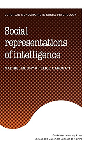 Social Representations of Intelligence (European Monographs in Social Psychology)