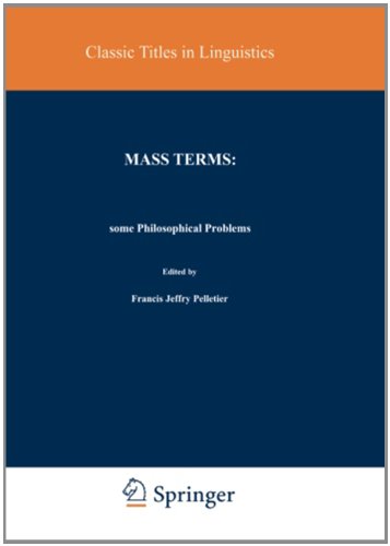 Mass Terms: Some Philosophical Problems (Studies in Linguistics and Philosophy)