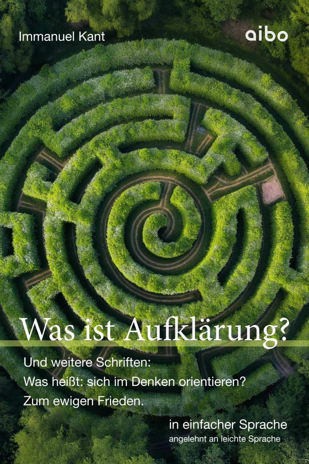Was ist Aufklärung?: Und weitere Schriften: Was heißt: sich im Denken orientieren? und Zum ewigen Frieden. In einfacher Sprache.: In einfacher ... Sprache: angelehnt an leichte Sprache)