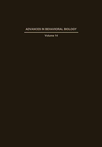 Nutrition and Mental Functions (Advances in Behavioral Biology) (Advances in Behavioral Biology, 14, Band 14)