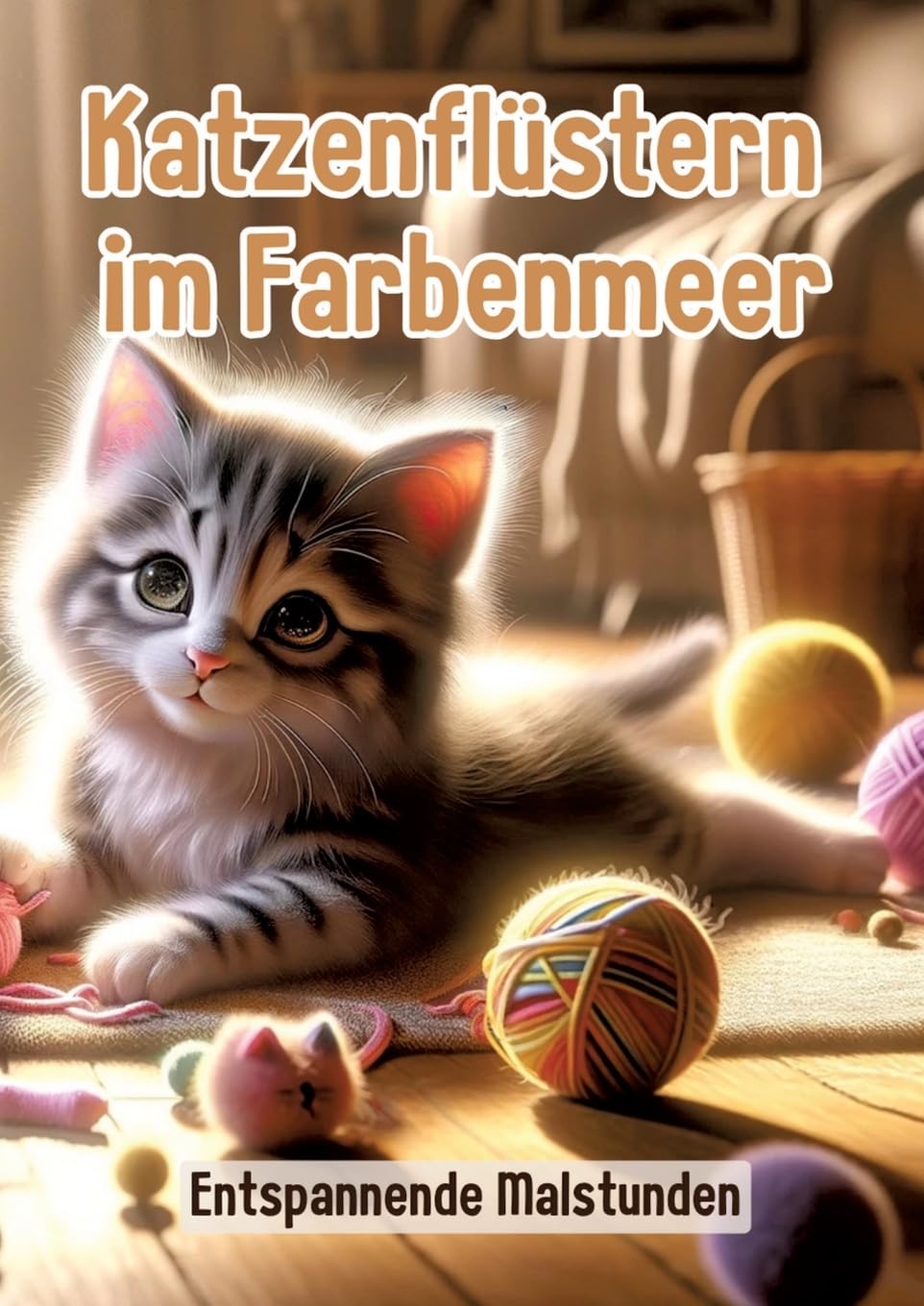 Katzenflüstern im Farbenmeer: Entspannende Malstunden
