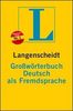 Langenscheidt Großwörterbuch Deutsch als Fremdsprache. Mit CD-ROM.