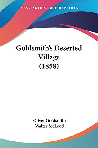 Die Buchhandlung in Oelde hat das Buch Goldsmith's Deserted Village (1858)