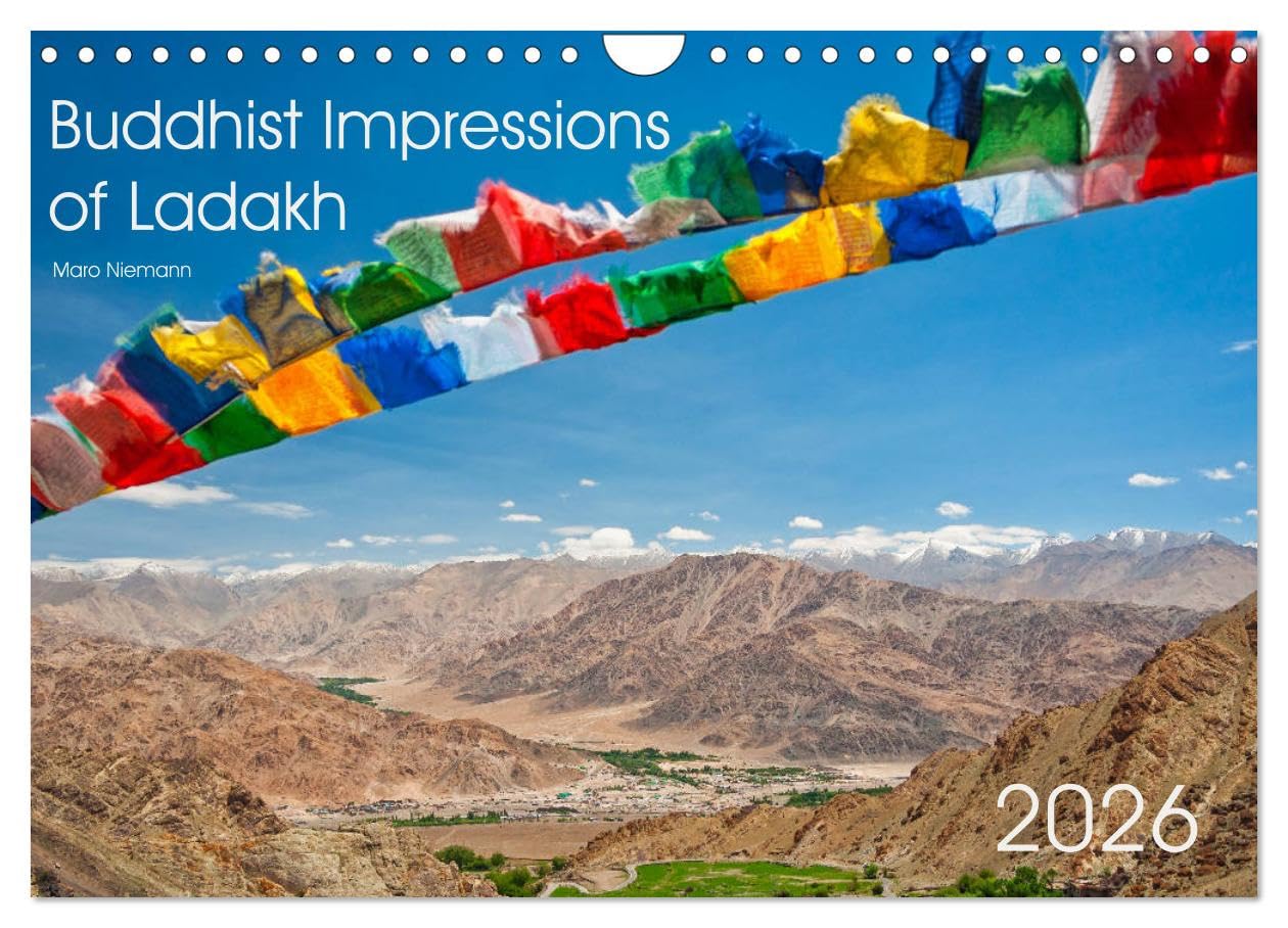 Buddhist Impressions of Ladakh (Wall Calendar 2026 DIN A4 landscape), CALVENDO 12 Month Wall Calendar: Buddhist monasteries and dances