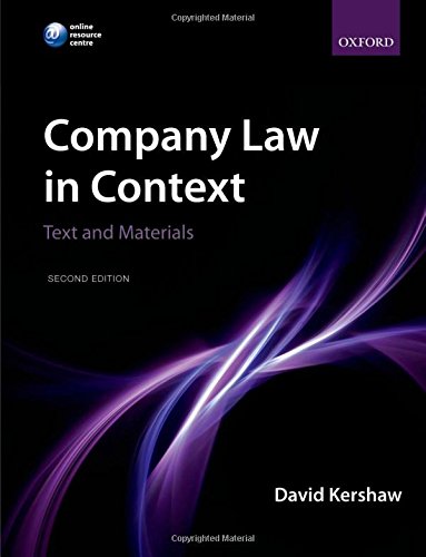 Company Law in Context