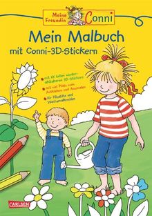 Conni Gelbe Reihe: Mein Malbuch - mit 3-D-Stickern