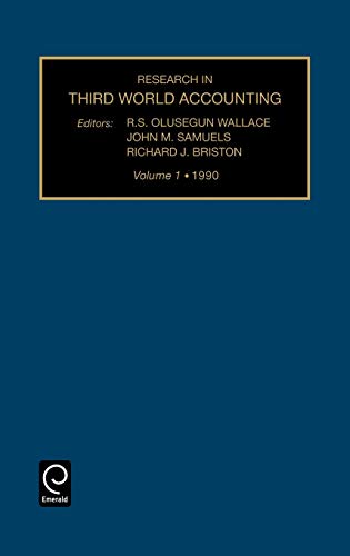 Research in Third World Accounting: A Research Annual (RESEARCH IN ACCOUNTING IN EMERGING ECONOMIES, Band 1)