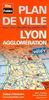 Plan de Lyon et de son agglomération - Avec localisation des stations Vélo'v