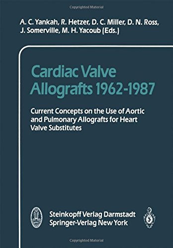 Cardiac Valve Allografts 1962-1987: urrent Concepts on the Use of Aortic and Pulmonary Allografts for Heart Valve Subsitutes