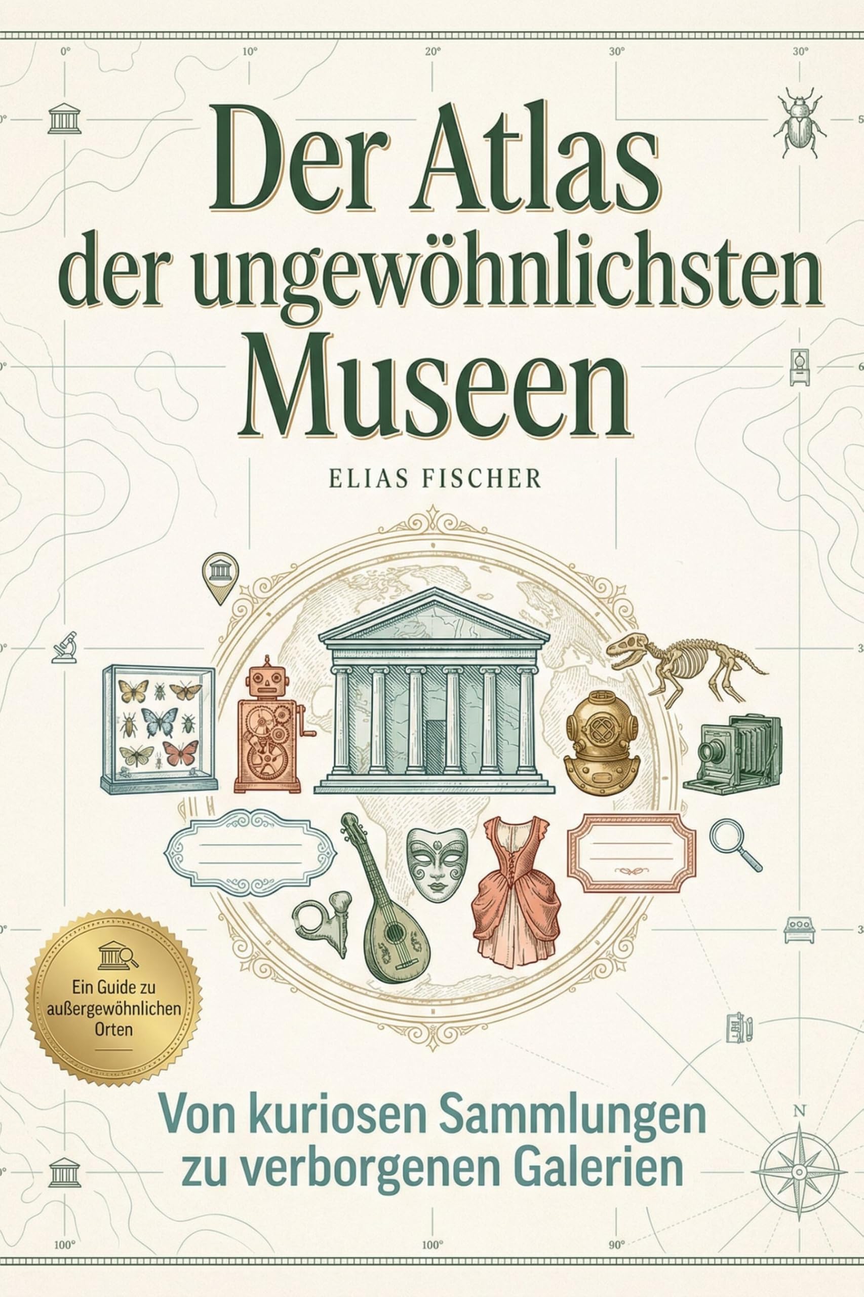 Der Atlas der ungewöhnlichsten Museen: Von kuriosen Sammlungen zu verborgenen Galerien. Ein Führer zu den bizarrsten Ausstellungen der Welt. Das perfekte Geschenk für Kunst- und Kuriositätenliebhaber