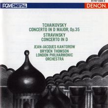 Stravinsky/Tchaikovsky:Cto. For Violi von Thomson | CD | Zustand sehr gut