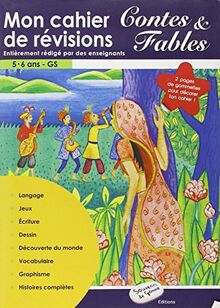 Cahier de révisions contes & fables, GS, 5-6 ans