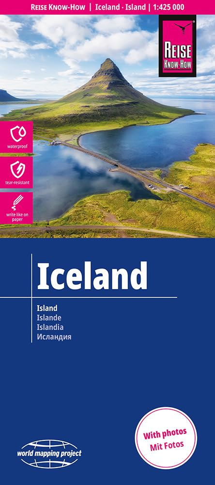 Reise Know-How Landkarte Island / Iceland (1:425.000): reiß- und wasserfest (world mapping project)
