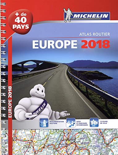 Atlas Routier Et Touristique Europe 2018 Michelin De Michelin 5264