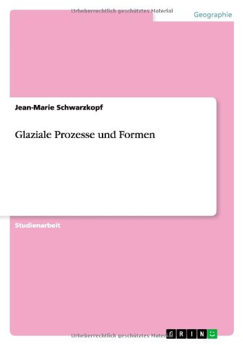 Glaziale Prozesse und Formen