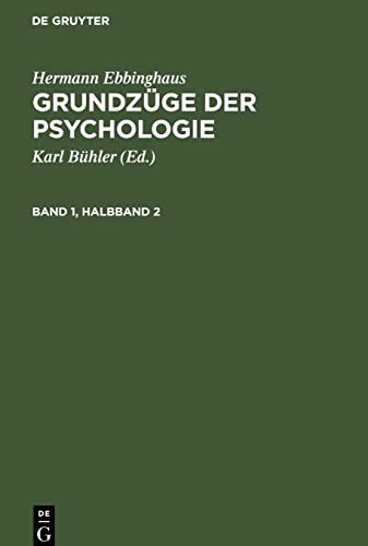 Ebbinghaus: Grundzüge der Psychologie Hbd. 1: GPSY-B, Halbband 1